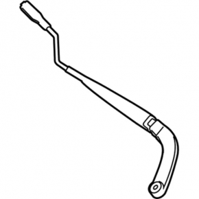 Left windshield wiper arm for Ford Mustang mk6 15-