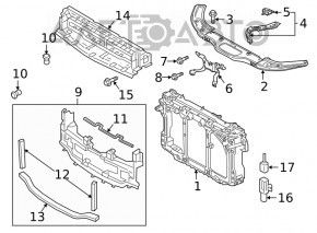 TV bar eyelash left Mazda 6 18-21