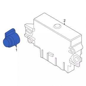 Lincoln Corsair 20-26 Rear Bumper Parking Sensor