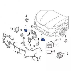 Lincoln Corsair 20-26 Rear Bumper Parking Sensor
