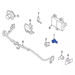 Lincoln Corsair 20-26 Rear Bumper Parking Sensor