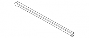 Lincoln Corsair 20-26 rear left door glass seal