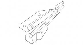Right hood hinge Land Rover Discovery Sport 17-19