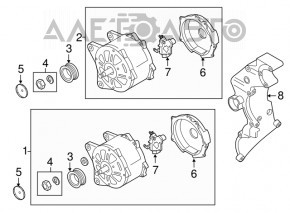 Generator VW Beetle 12-14 2.5