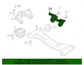 Gearbox bracket BMW F30 12-18 rwd