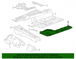 Bottom protection left Cadillac ATS 13-