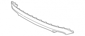 Volvo XC60 18-21 rear bumper lip structure