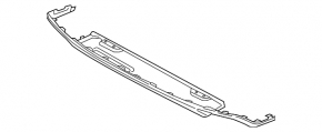 Rear bumper lip trim Volvo V90 17-20 usa T5, T6 for towbar