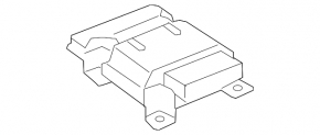 Air suspension control unit for Audi Q7 16-25