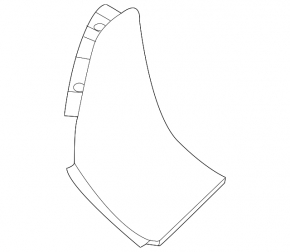 BMW 4 Series G22 G26 21-25 Right Front Bumper Air Duct Cap