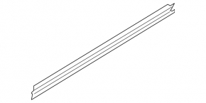 Glass seal inner door front left BMW 7 G11 G12 16-22