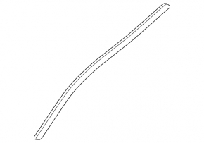 Rear window molding left lower BMW i3 14-20