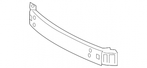 Front bumper reinforcement upper Toyota Rav4 19-
