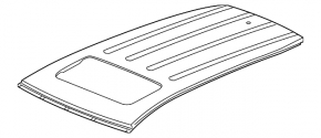 Metal roof of Acura MDX 14-20 under the hatch, sawed off