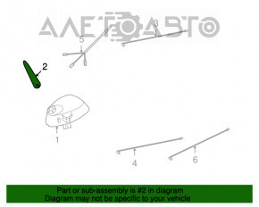 Antenna rod Dodge Durango 11-13