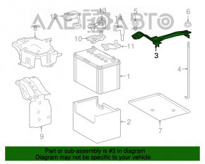 Battery mount Lexus RX350 16-22