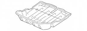 Acura TLX 15 trunk trough protection - dented