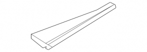 Roof trim rear right Acura MDX 14-20