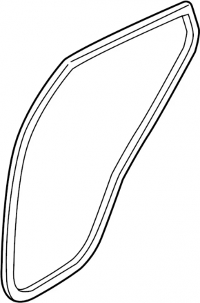 Door seal rear right Infiniti FX35 FX45 03-08 beige