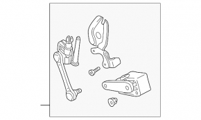 Front body tilt sensor for Audi Q7 4L 10-15