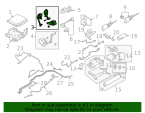Front body tilt sensor Audi Q7 4L 10-15