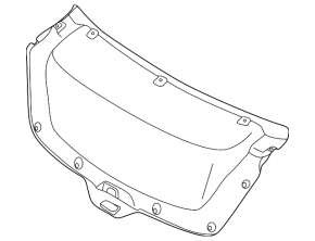 Hyundai Elantra UD 11-16 Trunk Lid Trim