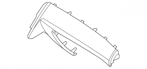 Hyundai Tucson 2022-2026 right front panel trim, gray
