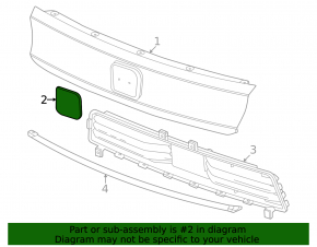 Honda Prologue 24-26 grille emblem