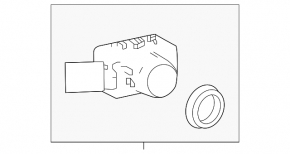 Lexus RZ 23-26 Front Bumper Parking Sensor