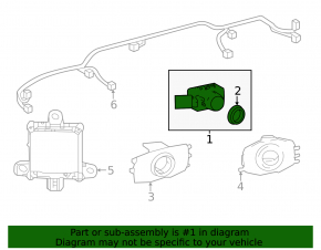 Lexus RZ 23-26 Front Bumper Parking Sensor