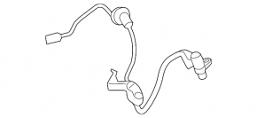 ABS Sensor Wire Rear Right Toyota Sienna 11-20 AWD