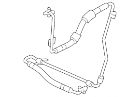 High pressure hose power steering Audi Q5 8R 09-17