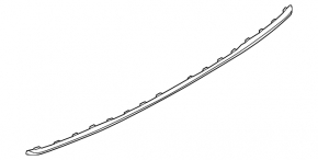 Audi A4 B9 20-25 rear bumper molding, gloss black