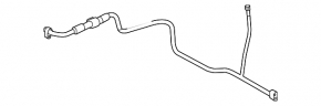 Air conditioner tube heater-condenser Porsche Panamera 10-16