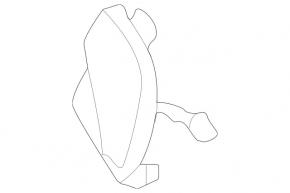 Mercedes X247 GLB 20-23 front bumper towing hook cap
