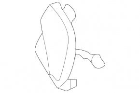 Mercedes X247 GLB 20-23 front bumper towing hook cap
