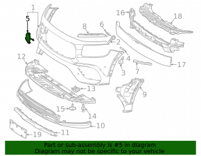 Mercedes X247 GLB 20-23 front bumper towing hook cap