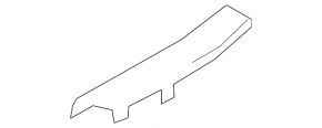 Door sill trim rear right Mazda CX-5 17-24 black