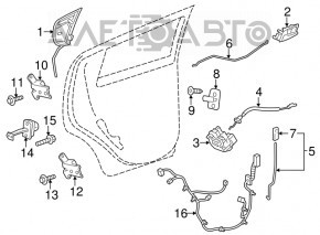 Rear Left Door Lock Buick Encore 13-17