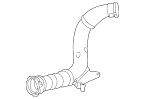 Right intercooler pipe for BMW X1 F48 20-22 B46
