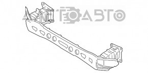 Lower grille front bumper Ford Fiesta 14-19 rest mat