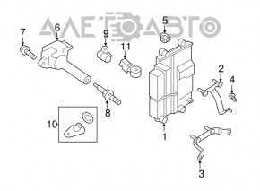 Subaru Forester ECU Bracket 19-SK Lower