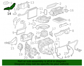Chevrolet Camaro Evaporator Tube Cap 16-23