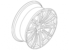 Wheel disk R18 BMW 3 G20 19-25 18, style 790m