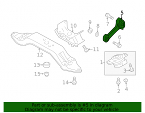 Subaru Forester 25-26 engine mount