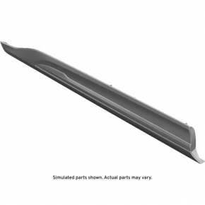 Door trim lower front left Chevrolet Bolt EUV 22-23 structure with chrome molding