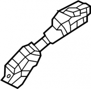 Upper steering cardan shaft Infiniti Q50 14 - for adaptive control