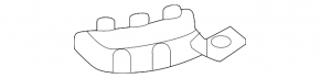 Front bumper protection trim, lower left, Audi Q8 24-26 S-line