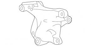 Rear Engine Bracket Honda Accord 13-17 2.4, Hybrid Type 2