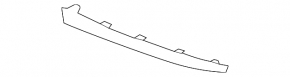 BMW X7 G07 19-22 chrome rear bumper molding, right side, M-Sport